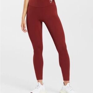 Gymshark Deep Red Leggings